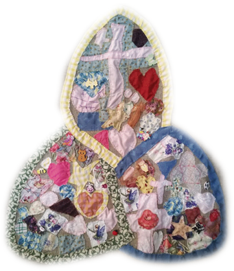 quilted pattern depicting Trinity