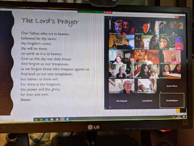 messy church - the Lords Prayer illustrated